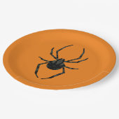 Schlichte Alte Spinne Pappteller (Schrägansicht)