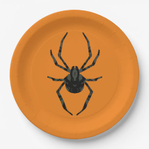 Schlichte Alte Spinne Pappteller
