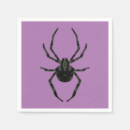 Schlichte Alte Spinne Serviette