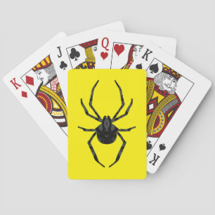 Schlichte Alte Spinne Spielkarten