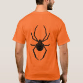 Schlichte Alte Spinne T-Shirt (Rückseite)