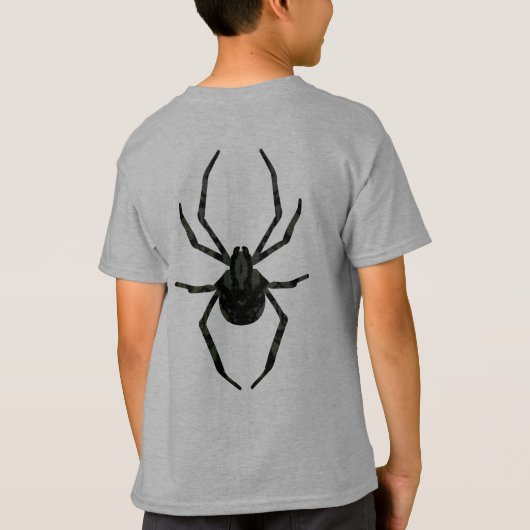 Schlichte Alte Spinne T-Shirt (Rückseite)