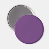 Schlichte Amarant in fester Farbe lila Magnet (Vorderseite/Rückseite)