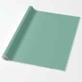 Schlichte Amazonitpastellgrün in fester Farbe Geschenkpapier (Ungerollt)