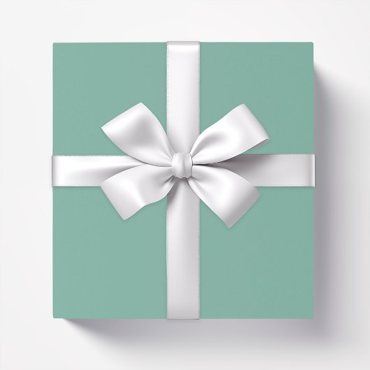 Schlichte Amazonitpastellgrün in fester Farbe Geschenkpapier