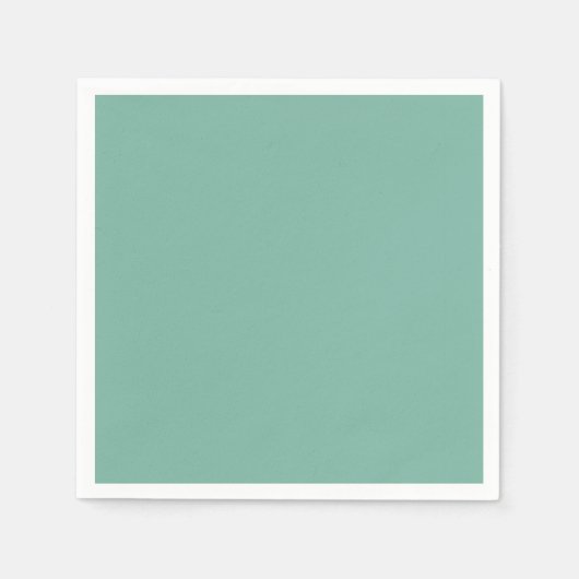 Schlichte Amazonitpastellgrün in fester Farbe Serviette (Vorderseite)