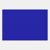 Schlichte antike UA Duke Blue Shades 3 Tones Geschenkpapier Set (Vorderseite 3)