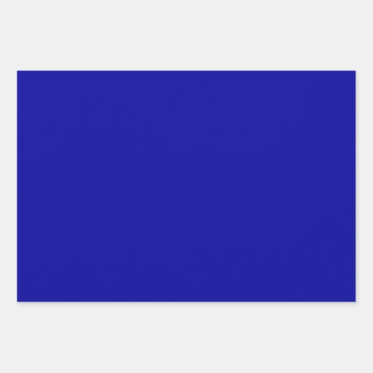 Schlichte antike UA Duke Blue Shades 3 Tones Geschenkpapier Set (Vorderseite 3)