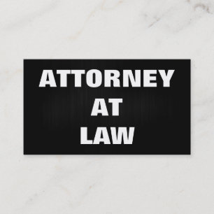 Schlichte Anwaltskanzlei mit juristische Visitenka Visitenkarte