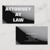 Schlichte Anwaltskanzlei mit juristische Visitenka Visitenkarte (Vorne/Hinten)