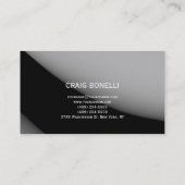 Schlichte Anwaltskanzlei mit juristische Visitenka Visitenkarte (Rückseite)