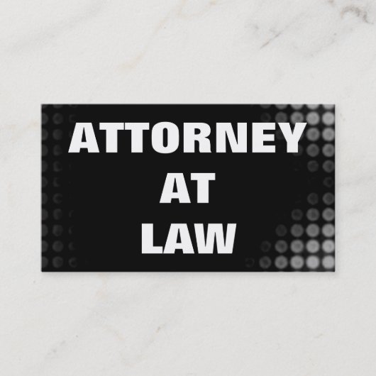 Schlichte Anwaltskanzlei mit Rechtsanwaltskarte Visitenkarte (Vorderseite)