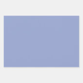 Schlichte Aqua Coal Ceil Blue Shades 3 Tones Geschenkpapier Set (Vorderseite 3)