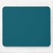 Schlichte aquamarine Pfau in fester Farbe Mousepad (Vorne)