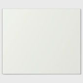 Schlichte arktische Milch Weiße Farbe Geschenkpapier (Flach)