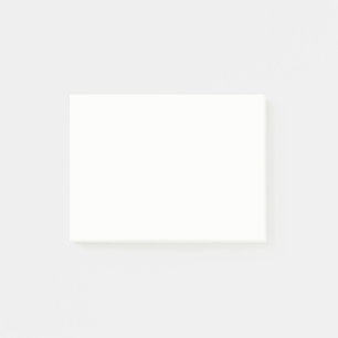 Schlichte arktische Milch Weiße Farbe Post-it Klebezettel
