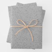 Schlichte Aschefarbe Geschenkpapier Set (Beispiel)