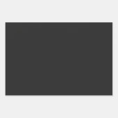 Schlichte Asphalt Eerie Black Shades 3 Tones Geschenkpapier Set (Vorderseite 3)