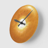 Schlichte Bagel-Runde-Uhr Runde Wanduhr (Winkel)
