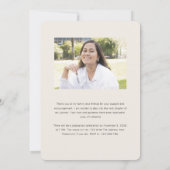 Schlichte beige Fotos mit Arkaden und Ästhetik Abs Ankündigung (Rückseite)