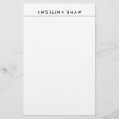 Schlichte Berufliche Kreation Briefpapier (Vorderseite)