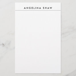 Schlichte Berufliche Kreation Briefpapier