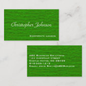 Schlichte Berufliche Standard-Visitenkarte Visitenkarte (Vorne/Hinten)