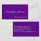 Schlichte Berufliche Standard-Visitenkarte Visitenkarte (Vorne/Hinten)