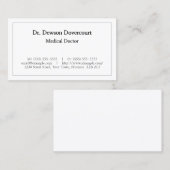 Schlichte Berufliche Visitenkarte (Vorne/Hinten)