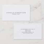 Schlichte Berufliche Visitenkarte (Vorne/Hinten)