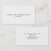 Schlichte Berufliche Visitenkarte (Vorne/Hinten)