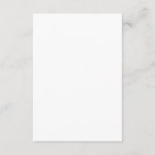 Schlichte Blank White 3,5" x 5" Hochzeit Begleitkarte (Vorderseite)