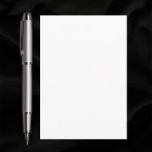 Schlichte Blank White 3,5" x 5" Hochzeit
