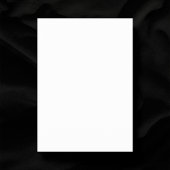 Schlichte Blank White 3.5" x 5" Semi-Glanz-Hochzei Tischnummer