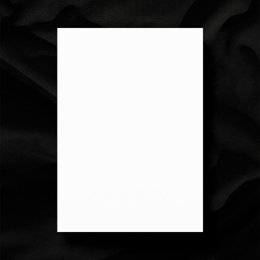 Schlichte Blank White 3.5" x 5" Semi-Glanz-Hochzei Tischnummer