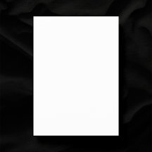 Schlichte Blank White 5" x 7" Semi Gloss Hochzeit