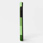 Schlichte blasse e-grün Streifen Case-Mate iPhone Hülle (Hinten/Links)