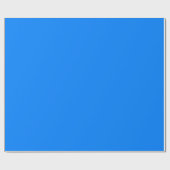 Schlichte blaue Farbtone Geschenkpapier (Flach)