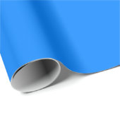 Schlichte blaue Farbtone Geschenkpapier (Rolleneckpunkt)