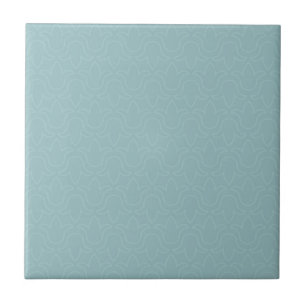 Schlichte Blumenmotive, modernes elegantes Blau Fliese