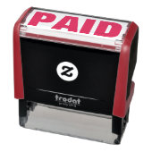 Schlichte Briefmarke "PAID" aus Kautschuk Permastempel (Produkt)