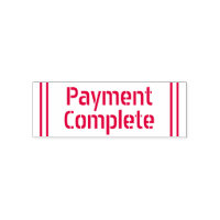 Schlichte Briefmarke "Payment Complete" aus Kautsc