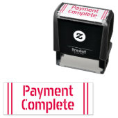 Schlichte Briefmarke "Payment Complete" aus Kautsc Permastempel (Beispiel)