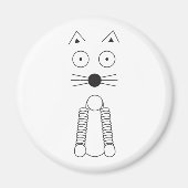 SCHLICHTE CAT MAGNET (Vorne)