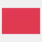 Schlichte Chiefs Carnelian Cadmium Red Shades 3 Tö Geschenkpapier Set (Vorderseite 3)