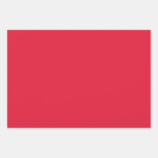 Schlichte Chiefs Carnelian Cadmium Red Shades 3 Tö Geschenkpapier Set (Vorderseite 3)