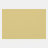 Schlichte Citrus Croissant Brown Shades 3 Tones Geschenkpapier Set (Vorderseite 2)