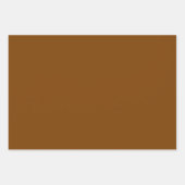 Schlichte Citrus Croissant Brown Shades 3 Tones Geschenkpapier Set (Vorderseite)