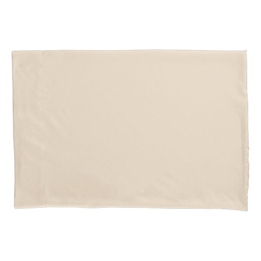 Schlichte Creme Pillow Case Kissenbezug (Vorderseite)