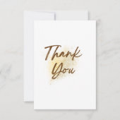 Schlichte Dankeskarte (Vorderseite)